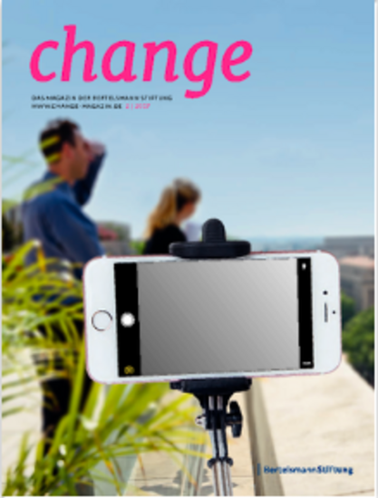 Das Cover der Ausgabe 2/2017 des change Magazins