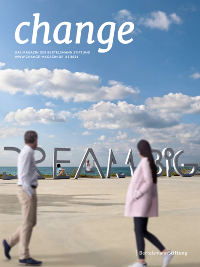 Das Cover der Ausgabe change 2/2021