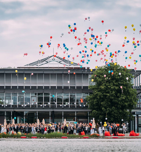 Das Hauptgebäude der Bertelsmann Stiftung in Gütersloh