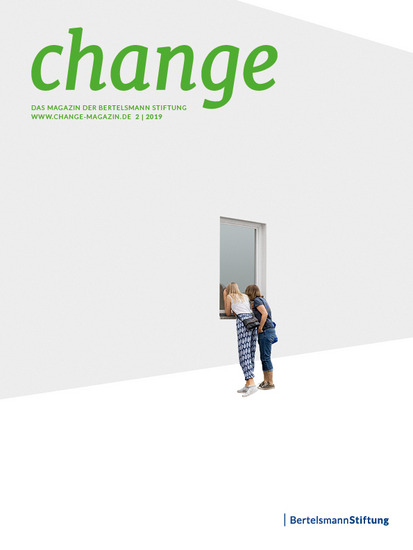 Das Cover des change Magazins, Ausgabe 2/2019