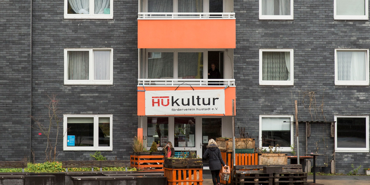 Eingang des Fördervereins HU Kultur.