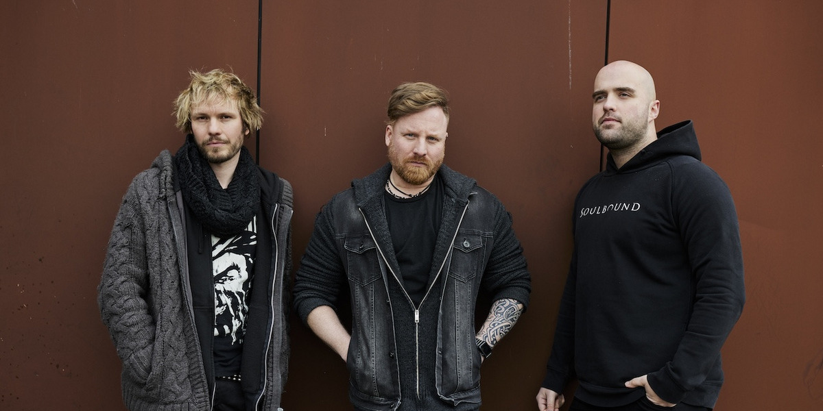Die drei Mitglieder der Metal-Band Soulbound