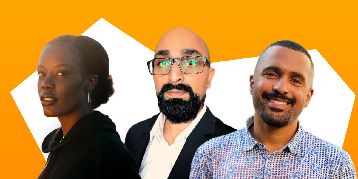 Anna Dushime, Nasir Ahmad und Malcolm Ohanwe