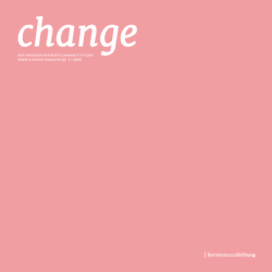 Das neue Cover des change Magazins 1/2022 als GIF