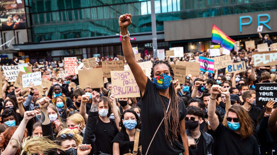 Black Lives Matter Protest in Berlin