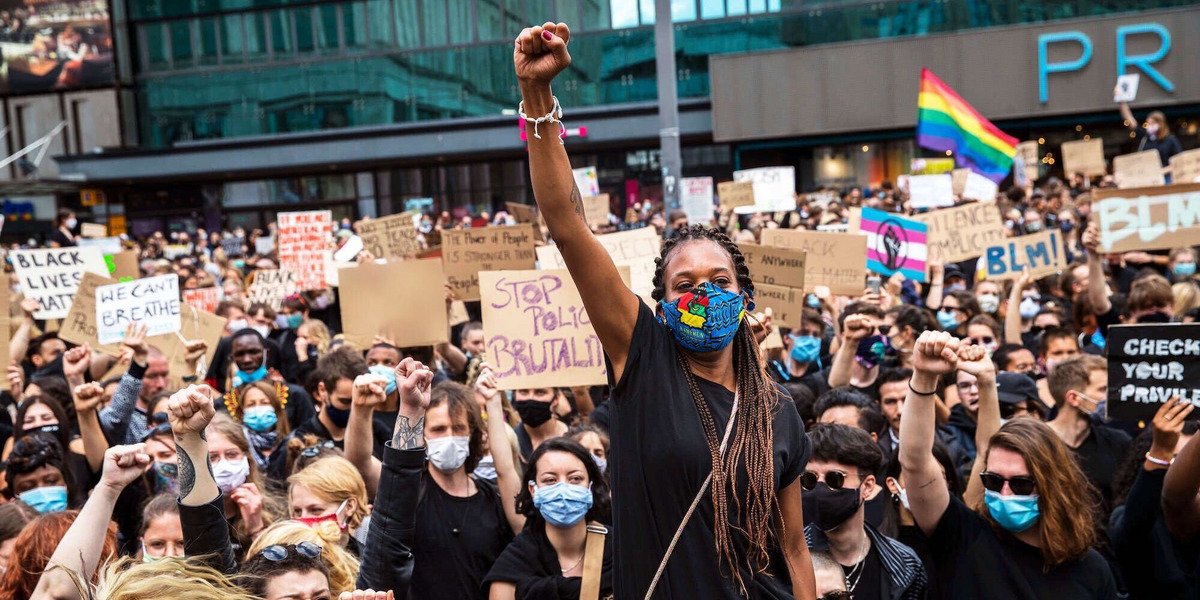 Black Lives Matter Protest in Berlin