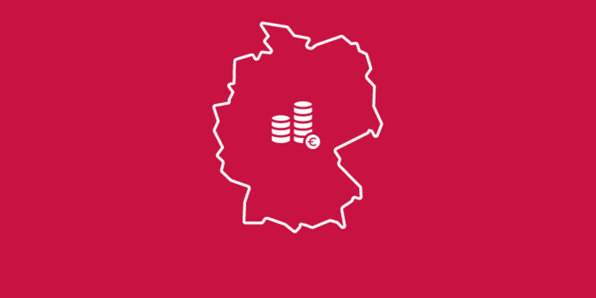 Icon mit Deutschlandkarte