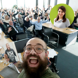 Firas Alshater zu Besuch in der Bertelsmann Stiftung.