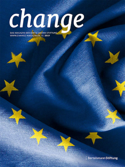 Das Cover der Ausgabe 01/2019 des change Magazins