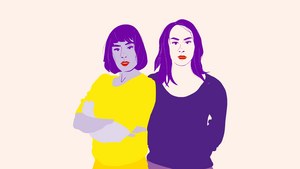 Lisa und Laura Goldfarb, Kabarettistinnen  Lisa und Laura Goldfarb, Kabarettistinnen